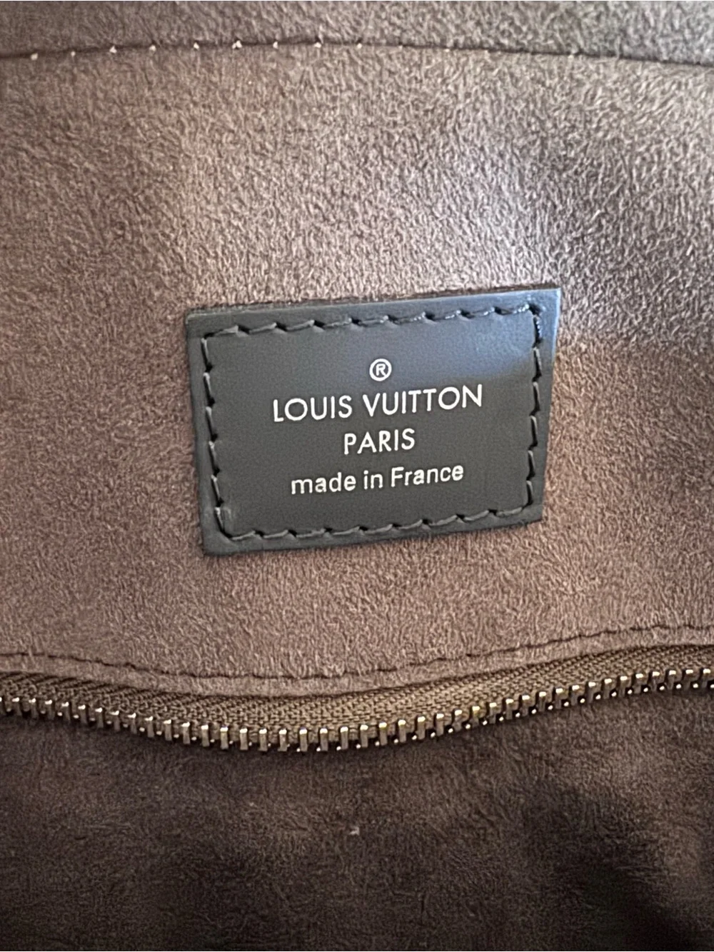 Louis Vuitton Dark Gray Epi Leather Business Tote